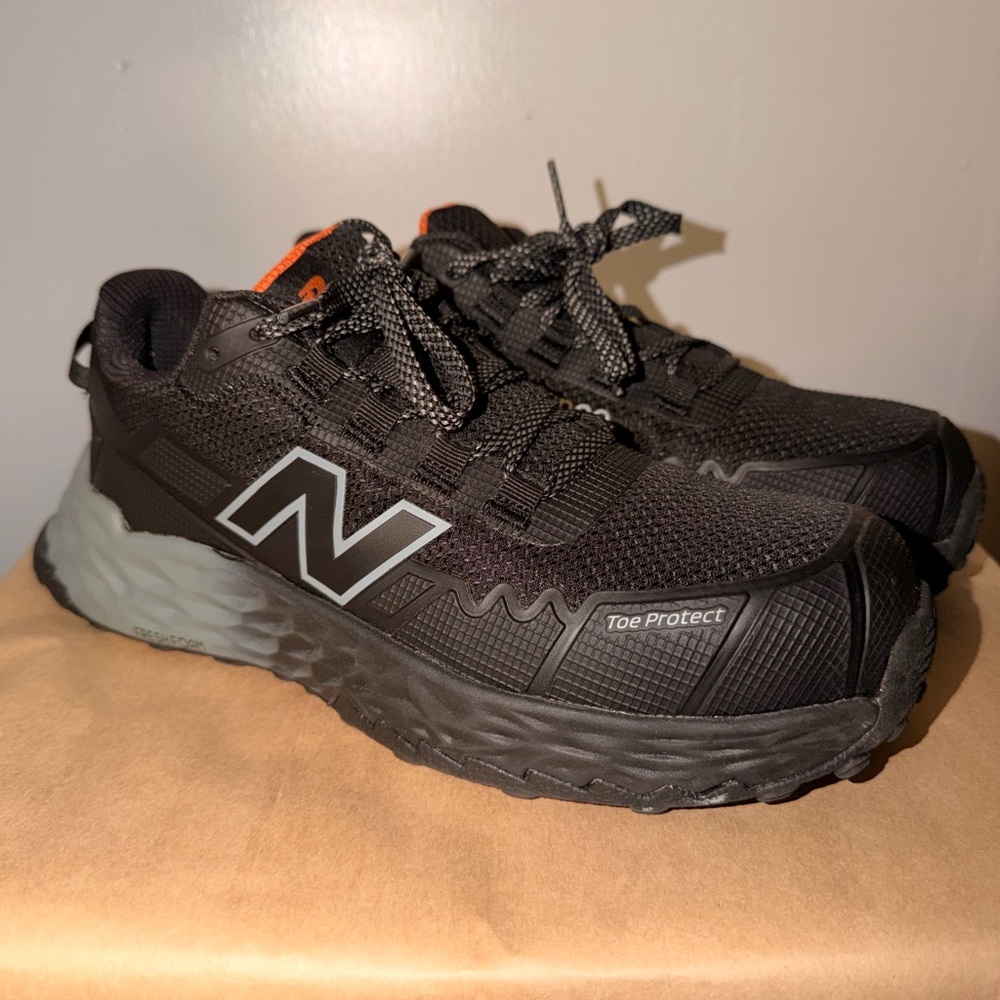 New Balance Black and Gray Trail Shoes